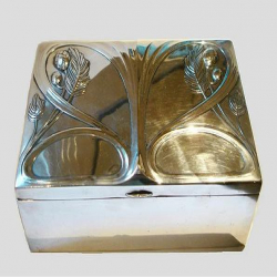 Silver Plated WMF Box. Circa 1900