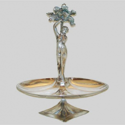 Silver Plated WMF Fruit Stand. Circa 1906