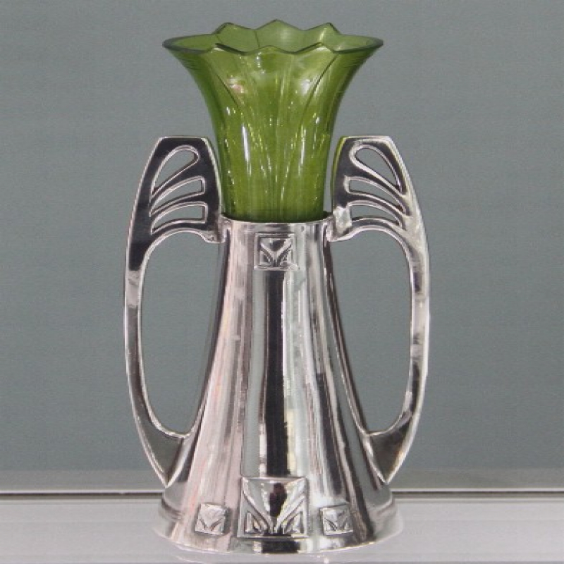Antique WMF Silver Plated Flower Vase. Circa 1900