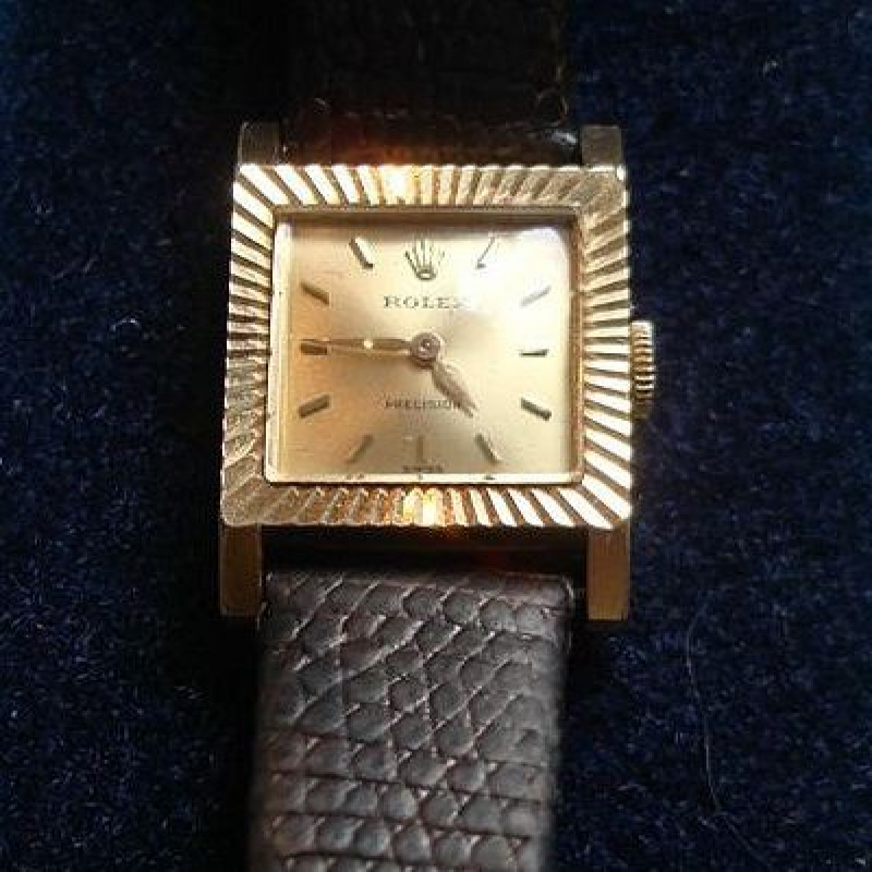 Rolex Ladies Gold Wristwatch. Circa 1961
