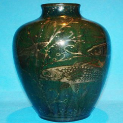 Pilkington Royal Lancastrian Lustrestre Vase by Richard Joyce
