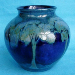 Antique Moorcroft Moonlit Blue Vase. Circa 1920