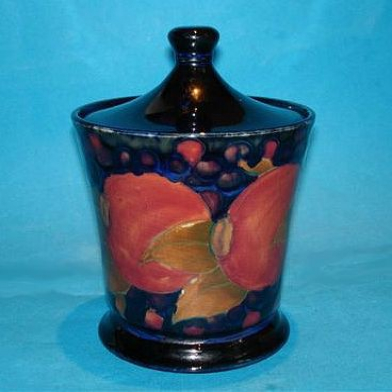 William Moorcroft Pomegranate Jar and Cover. Circa 1925