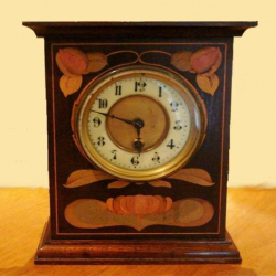 Art Nouveau Mantle Clock with Eight Day Movement. Circa 1900