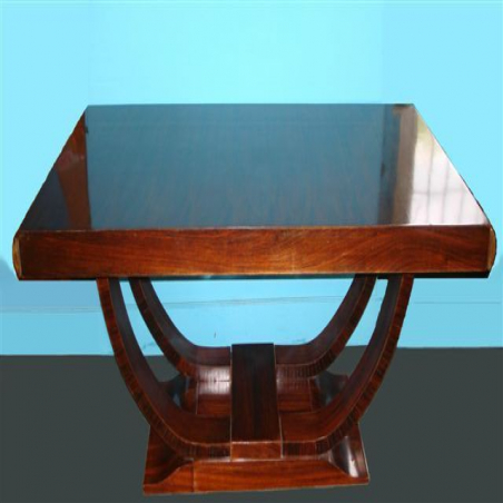 Art Deco French Rosewood Table. Circa 1925