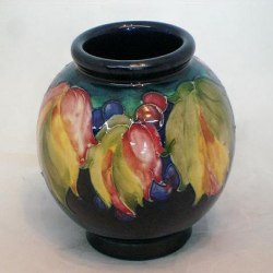 William Moorcroft Leaves and Berries Vase. Circa 1935