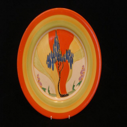 Clarice Cliff Windbells Fantasque, Bizzare Honeyglaze Plate. Circa 1930