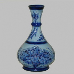 William Moorcroft/MacIntyre Florian Ware Vase. Circa 1900