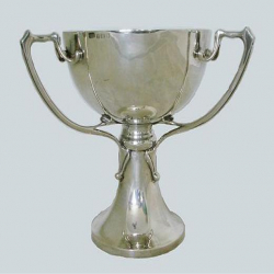 Vaughton & Sons Silver Art Nouveau Loving Cup. 1909