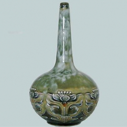 Eliza Simmance Doulton Lambeth Stoneware Vase. Circa 1900
