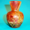 Antique Daum Vase Decorated with Fuchsia Flowers