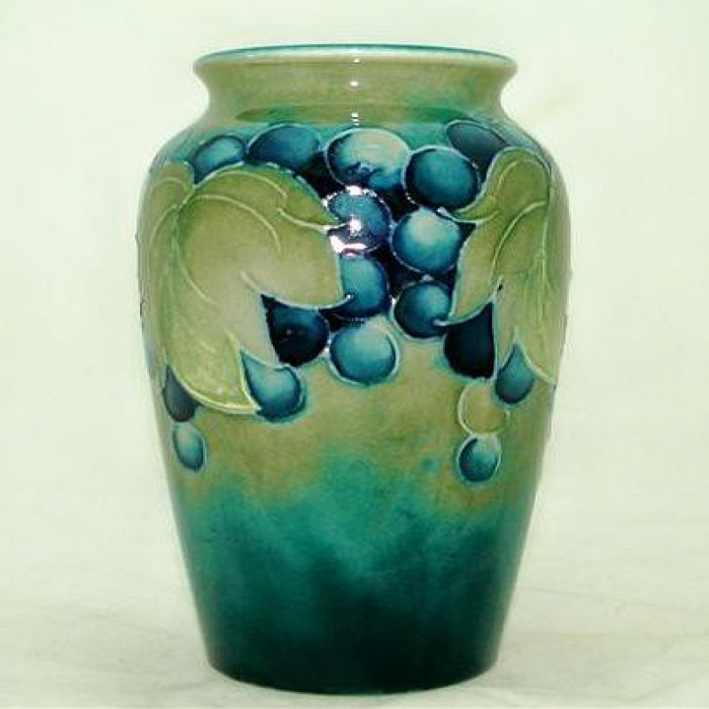 William Moorcroft Leaves and Berries Vase. Circa 1930