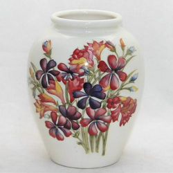 Walter Moorcroft Spring Flowers Vase. Circa 1950