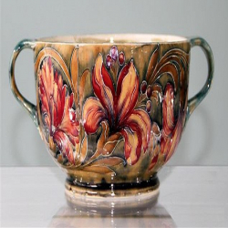 Antique William Moorcroft Spanish Pattern Bowl. Circa 1913
