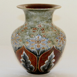 Royal Doulton Vase by Eliza Simmance. Circa 1900