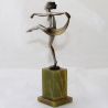 Bronze Sculpture Scarf Dancer by Josef Lorenzl. Circa 1925