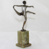 Bronze Sculpture Scarf Dancer by Josef Lorenzl. Circa 1925