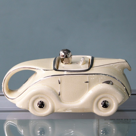 Sadler Art Deco Racing Car Teapot. Circa 1937