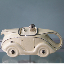 Sadler Art Deco Racing Car Teapot. Circa 1937