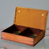 Erhardt and Sohn Jugenstil Brass Inlaid Playing Card Box