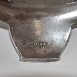 Juventa Silver Plated Biscuit Jar with Original Crystal Cut Glass Liner