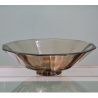 Orrefors Smokey Amber Glass Bowl