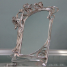 Argentor-Werke Rust & Hetzel Silver Plated Pewter Easel Mirror
