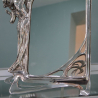 Argentor-Werke Rust & Hetzel Silver Plated Pewter Easel Mirror