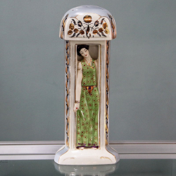 Limoges Art Deco Porcelain Lamp or Night Light Perfume Burner