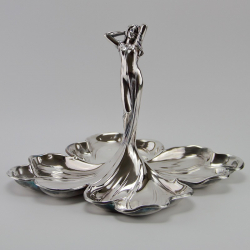 WMF Silver Plated Fruit or Sweet Dish with Art Nouveau...