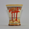 Clarice Cliff Bizarre Coral Firs Vase No 572