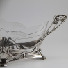 WMF Silver Plated Flower Dish with Original Glass Liner