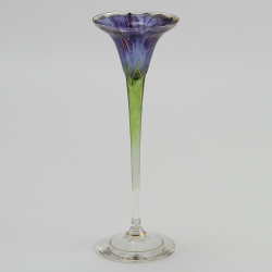 Theresienthal Blue Art Nouveau Glass