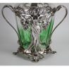 WMF Art Nouveau Silver Plated Punch Bowl and Ladle