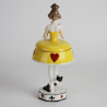 Art Deco Porcelain Doll Powder/Jewellery Box of a Card Playing Lady