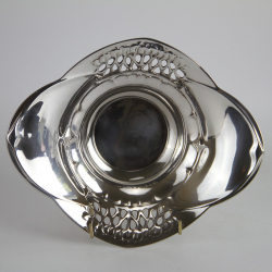 Urania Art Nouveau Pewter Bowl Attributed to Friedrich Adler