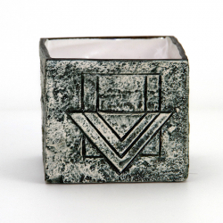 Troika Cube Vase by Teo Bernatowitz