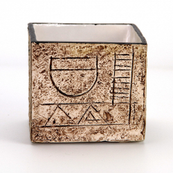 Troika Cube Vase by Anne Lewis