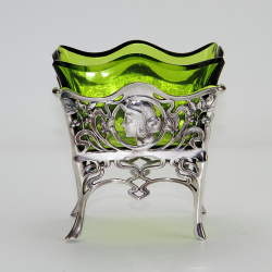 WMF Art Nouveau Silver Plated Sugar Basket
