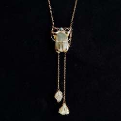 Art Nouveau 9ct Gold Blister Pearl Turquoise and Pearl...
