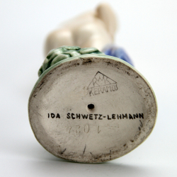 Ida Schwetz Lehmann for Keramos Art Deco Porcelain Nude Figure
