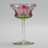 Meyers Neff Enamelled Wine Glass Bohemia (C.1890)