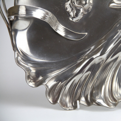 WMF Art Nouveau Maiden Silver Plated Visiting Card Tray