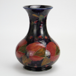 William Moorcroft Pomegranate Vase with Green Signature