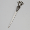 WMF Silver Plated Art Nouveau Maiden Letter Opener
