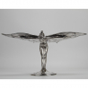 Argentor-Werke Rust & Hetzel Silver Plated Art Nouveau Butterfly Maiden Centerpiece