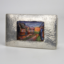 Liberty & Co Pewter and Enamel Box - Model Number 0125