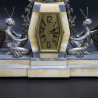 Art Deco French Eight Day Mantel Clock Signed P Seca