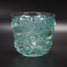 Rene Lalique Avallon Vase in Rare Turquoise Colour