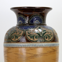 Doulton Lambeth Large Stoneware Vase Designed by Hannah Barlow